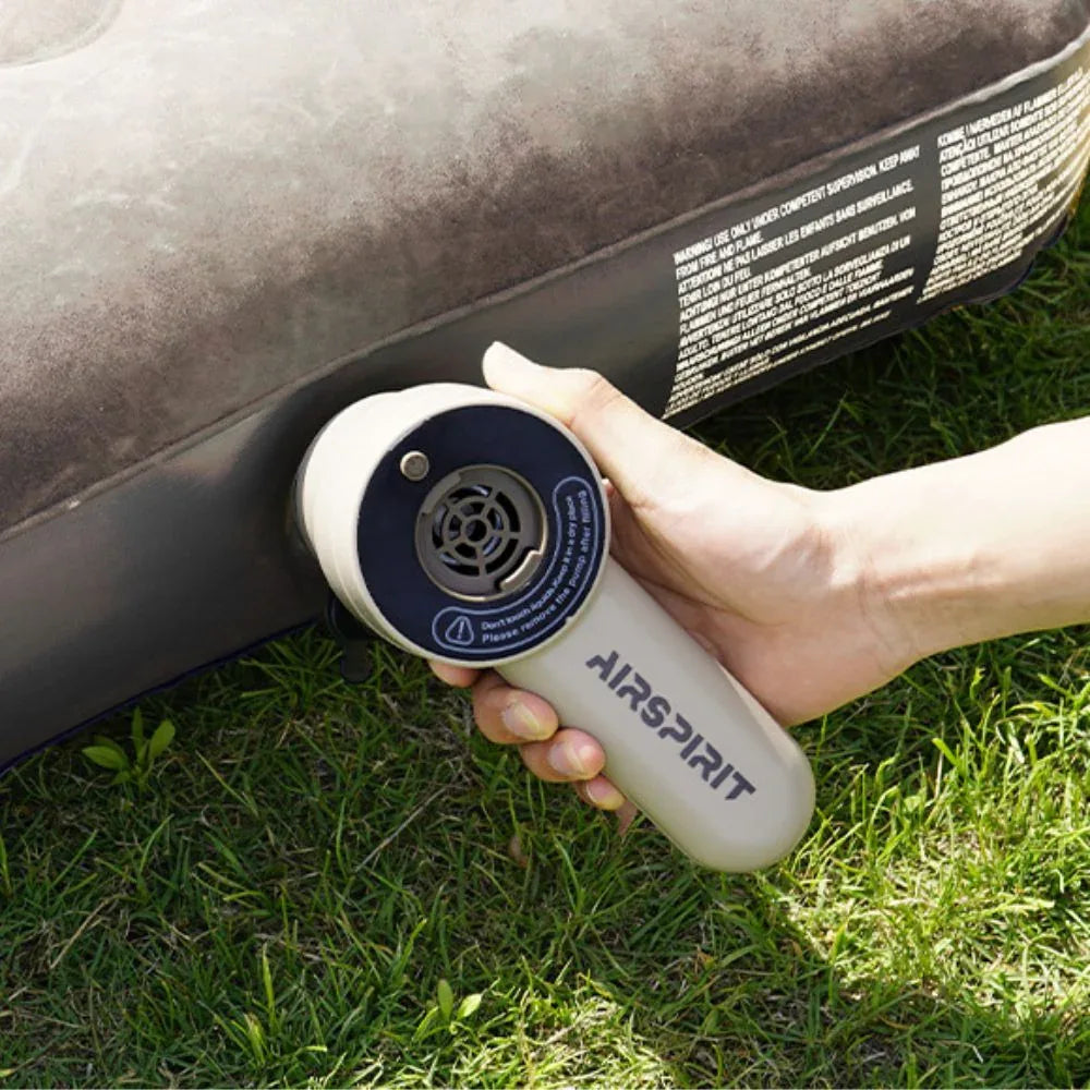 AIRSPIRIT Automatic Air Pump for Inflatables Electric Fast Inflating Pump For Air Mattress with 3 Nozzles Inflator & Deflator Pumps - Airspirit