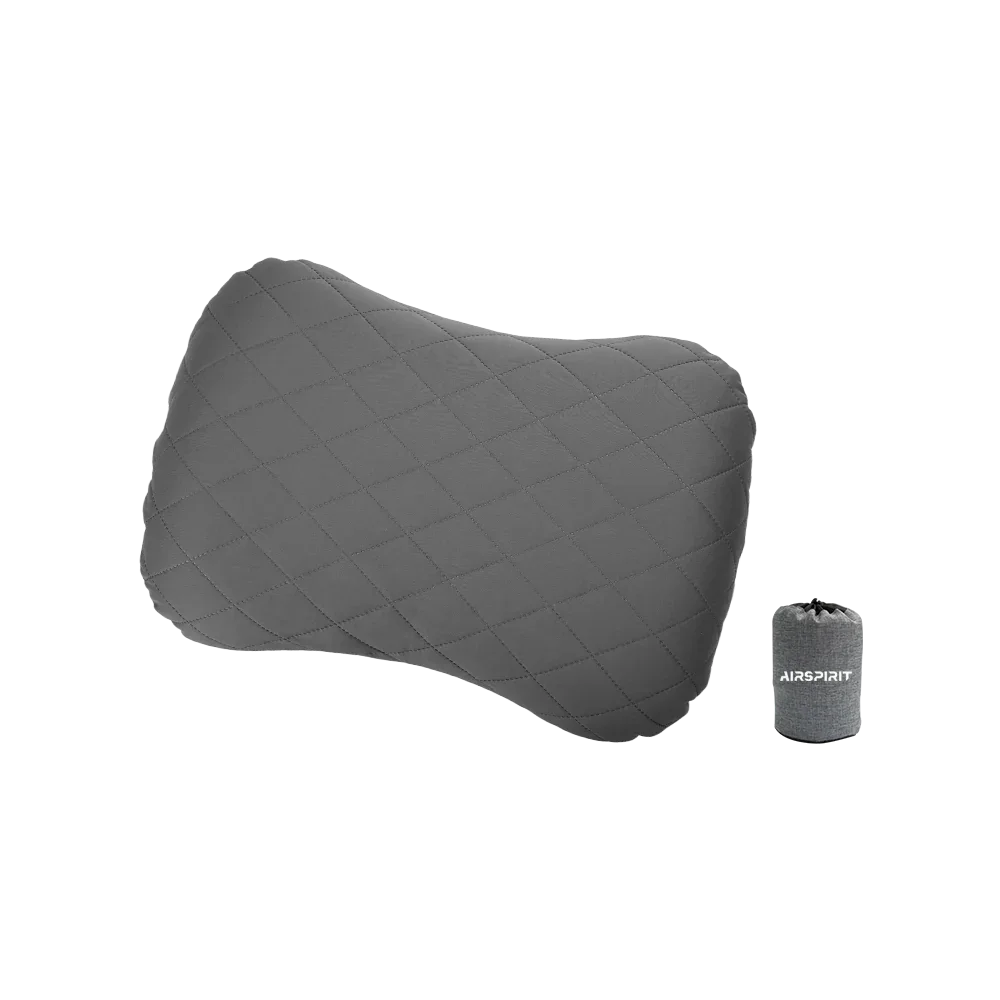 Inflatable Camping Pillow with Removable Washable Cover TPU Travel Pillow for Neck Lumbar Support Backpacking Pillow - Airspirit