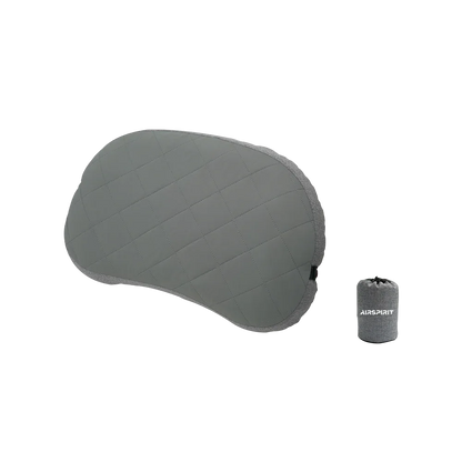 Inflatable Camping Pillow Ultralight Adjustable Firmness, TPU Travel Pillow for Neck & Lumbar Support - Airspirit