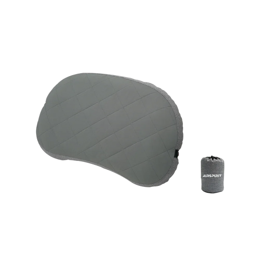 Inflatable Camping Pillow Ultralight Adjustable Firmness, TPU Travel Pillow for Neck & Lumbar Support - Airspirit