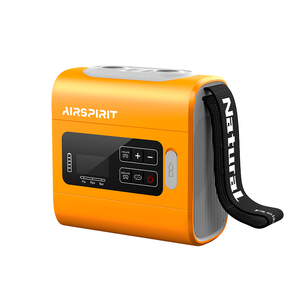 AIRSPIRIT Electric SUP Pump 22psi High Pressure Paddle Board Pump Intelligent Dual Stage Fast Inflate And Deflate