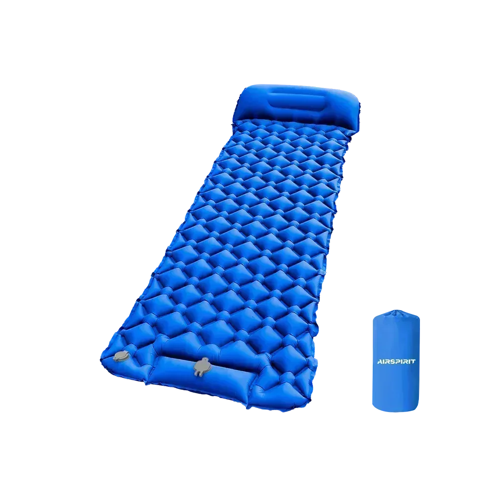 Self-inflated Air Mattress With Pillow for Camping Fast Inflation Ultralight Upgraded Durable Compact Sleeping Mat - Airspirit