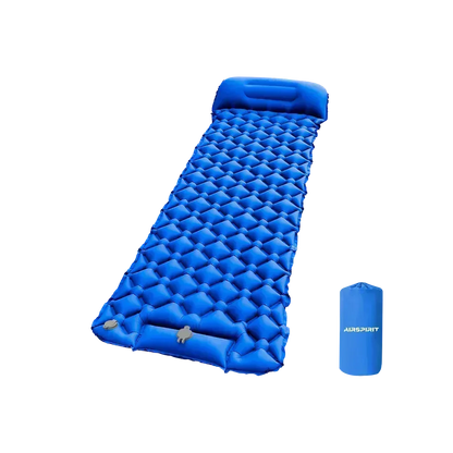 Self-inflated Air Mattress With Pillow for Camping Fast Inflation Ultralight Upgraded Durable Compact Sleeping Mat - Airspirit