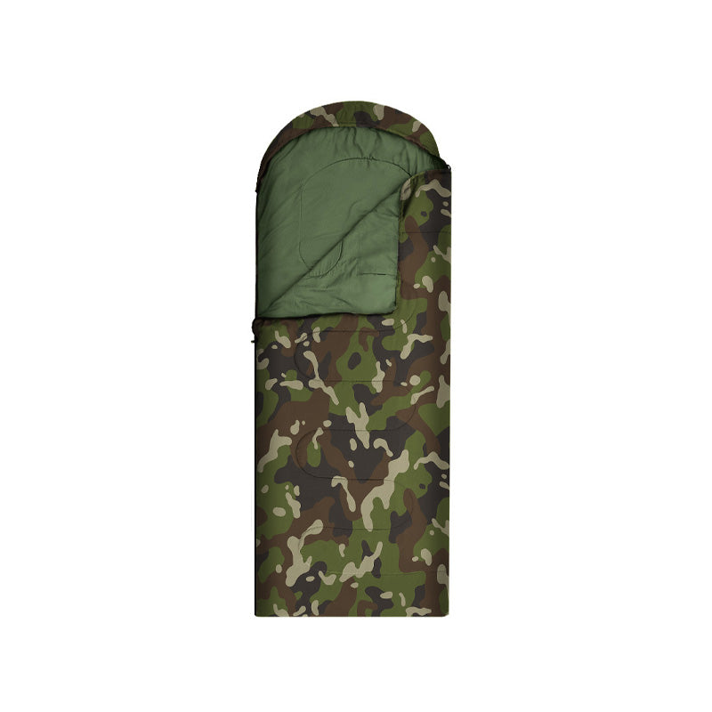 Cozy Camo Envelope Sleeping Bag for Adults - Warm, Zip-Closure Polyester Outdoor Camping & Travel Gear