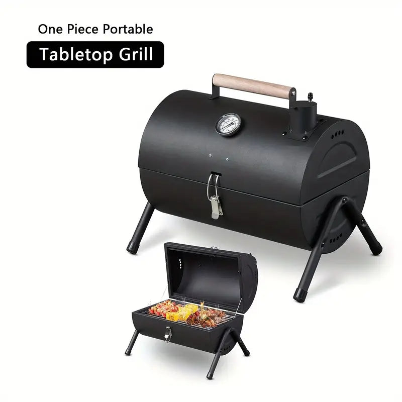 Charcoal Grill Outdoor Stove: BBQ Easy To Take Two Side Carbon Griller