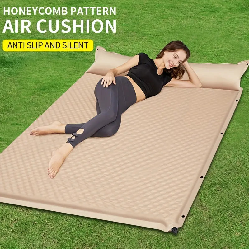 Inflatable Mattress, Automatic Air Cushion Bed, Outdoor Camping Moisture-proof Mat