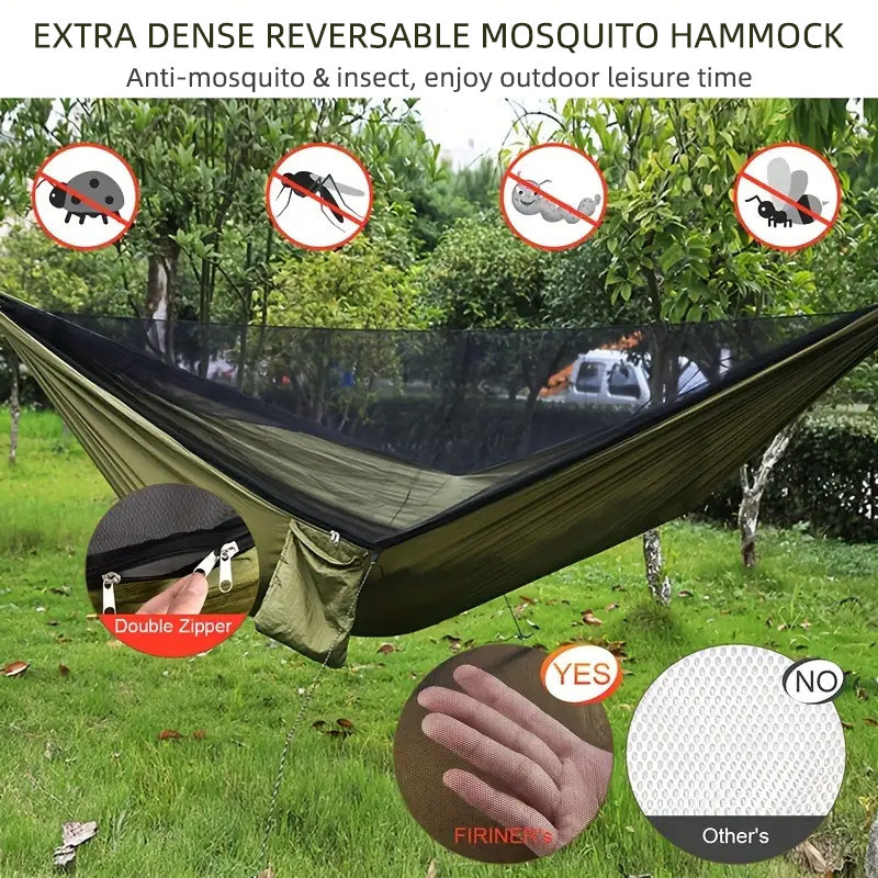 Automatic Quick Opening Mosquito Net Hammock, Casual Mosquito Repellent Hammock For