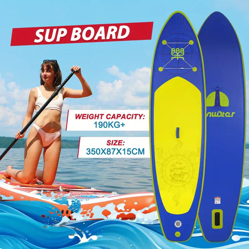 Inflatable Surfboard Paddle Board Travel Style Paddle Board Portable Stand Up Paddle Board Full Set 28A