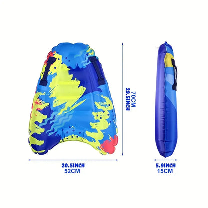 1pc Inflatable Surfboard for Water, Portable, Adult and Youngsters's Swimming Learning, Lightweight, Surfing and Water Sliding Board