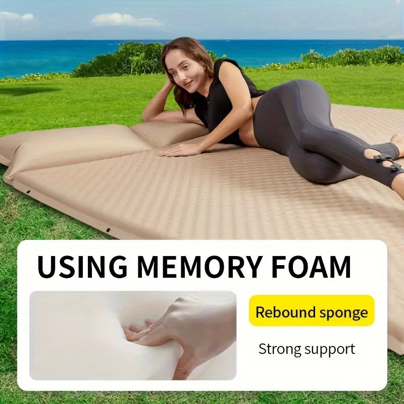 Inflatable Mattress, Automatic Air Cushion Bed, Outdoor Camping Moisture-proof Mat