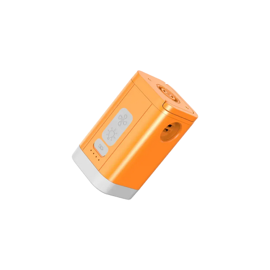 Airspirit Mini Air Pump For Inflatables With Camping Light and 6 Nozzles, 6Kpa Quick Fill, 220L/min Air Flow - Airspirit