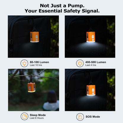 Airspirit 5Kpa Air Pump For Inflatables with 6 Nozzles, Mini Electric Air Pump for Air Mattress Swimming Rings