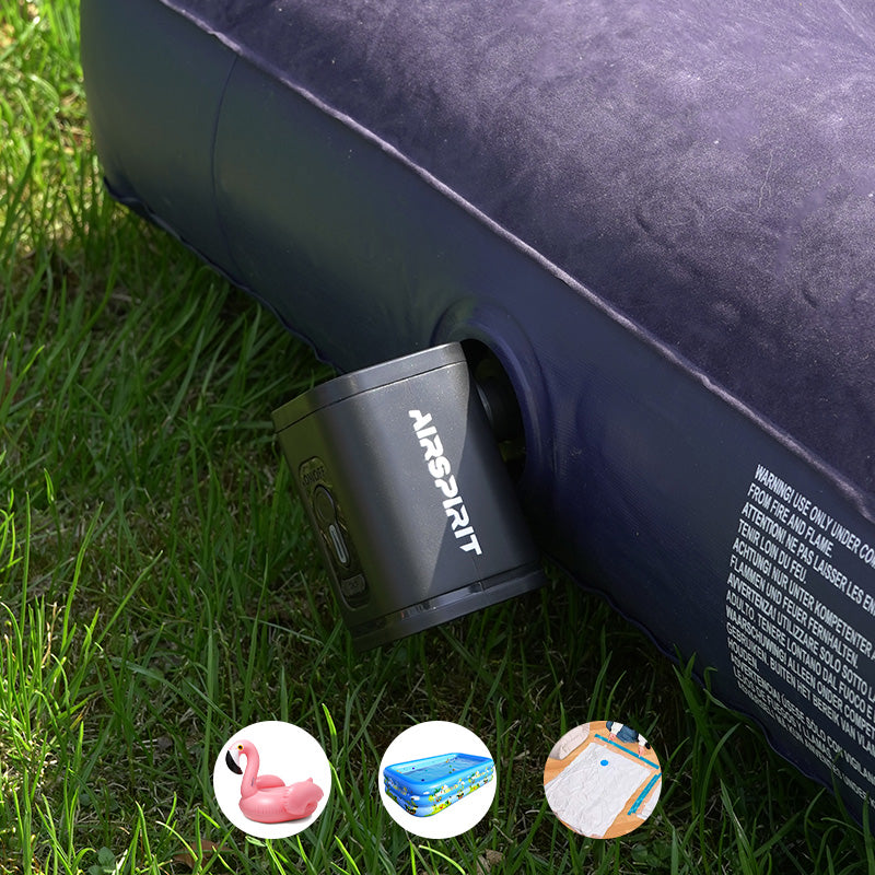 AIRSPIRIT Mini Portable Electric Air Pump black